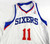 2012-13 Philadelphia 76ers Eric Maynor #11 Game Issued White Jersey XL 839