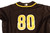 2020 San Diego Padres Valdez #80 Game Used Brown Jersey Throwback ST BP 52 524