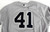 2016 New York Yankees Anthony Swarzak #41 Game Used Grey Jersey Yogi Berra 8 P 7
