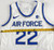 2021-22 Air Force Falcons #22 Game Issued Pos Used White Jersey Basketball M 479