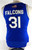 2022-23 Air Force Falcons #31 Game Issued Pos Used Blue Jersey Basketball L 442