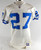 1998 Detroit Lions Mark Carrier #27 Game Used White Jersey 44 424