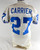1998 Detroit Lions Mark Carrier #27 Game Used White Jersey 44 424