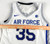 2022-23 Air Force Falcons #35 Game Issued Pos Used White Jersey Basketball L 449