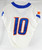 2021 Boise State Broncos  #10 Game Used White Jersey Football NP Rem 44 07