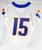 2021 Boise State Broncos  #15 Game Used White Jersey Football NP Rem 42 08