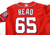 2021 Washington Nationals Raudy Read #65 Game Issued Pos Used Red Jersey 46 798