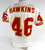 2001 Kansas City Chiefs Hawkins #46 Game Issued White Jersey 40 858