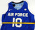 2019-20 Air Force Falcons #10 Game Issued Pos Used Blue Jersey Basketball L 472