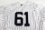 2018 New York Yankees Ben Heller #61 Game Used White Jersey ST Opening Day 46 9