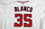 2023 Washington Nationals Henry Blanco #35 Game Issued Pos Used White Jersey 3
