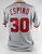 2023 Washington Nationals Paolo Espino #30 Game Issued Grey Jersey 46 117