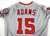 2022 Washington Nationals Riley Adams #15 Game Issued Grey Jersey 46 DP79973