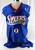 2001-02 Philadelphia 76ers Kenny Thomas #9 Game Issued Blue Jersey 50 362