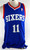 2013-14 Philadelphia 76ers Eric Maynor #11 Game Issued Blue Jersey L 842