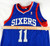 2013-14 Philadelphia 76ers Eric Maynor #11 Game Issued Blue Jersey L 842