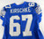 1999 Detroit Lions Travis Kirschke #67 Game Used Blue Jersey 50 250