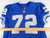 1997 Detroit Lions Ray Roberts #72 Game Used Blue Jersey 50 254