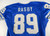 1996 Detroit Lions Walter Rasby #89 Game Used Blue Jersey 48 263
