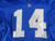 1994 Detroit Lions Frank Reich #14 Game Used Blue Jersey 46 264