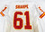2004 Kansas City Chiefs Montique Sharpe #61 Game Issued White Jersey 50 271