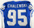 1995 Detroit Lions Mike Chalenski #95 Game Used Blue Jersey 50 259