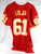2004 Kansas City Chiefs Ryan Lilja #61 Game Issued Red Jersey 52 309