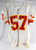 1993 Kansas City Chiefs #57 Game Issued White Jersey 48 297