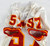 1993 Kansas City Chiefs #57 Game Issued White Jersey 48 297
