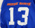 2014 Boise State Broncos #13 Game Used Blue Jersey Cross Country M 977