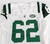 2011 New York Jets Vladimir Ducasse #62 Game Used White Jersey 46 738