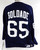 1990s Florida Panthers Goldade #65 Game Used Navy Practice Jersey 56 656