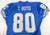 1995 Detroit Lions Tommie Boyd #80 Game Used Blue Jersey 46 480
