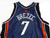2006-07 Charlotte Bobcats Primoz Brezec #7 Game Issued Navy Jersey 56 986