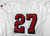 2002 San Francisco 49ers #27 Game Issued White Jersey L 508