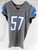 2022 Detroit Lions Anthony Pittman #57 Game Used Grey Jersey Color Rush 42 732