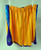 New Orleans Hornets #44 Game Used Yellow Basketball Shorts Size 3XL 99