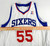 2011-12 Philadelphia 76ers #55 Game Issued White Jersey 2XL 924