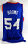 2013-14 Philadelphia 76ers Kwame Brown #54 Game Issued Blue Jersey 4XL 929