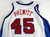 2003-04 Los Angeles Clippers Bob Prewitt #45 Game Issued White Jersey 52 789