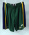 Utah Jazz #10 Game Used Green Basketball Shorts Size 2XL 90