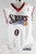 2002-03 Philadelphia 76ers Olden Polynice #0 Game Issued White Jersey 52 714