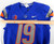 2018 Boise State Broncos #19 Game Used Blue Jersey Football NP Rem 42 958
