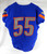 Boise State Broncos #55 Game Used Blue Jersey Football NP Rem 46 960