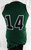 2014-15 Ohio Bobcats #14 Game Issued Green Jersey Basketball M 611
