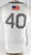 2021-22 Air Force Falcons #40 Game Used White Jersey Basketball M 219