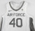 2021-22 Air Force Falcons #40 Game Used White Jersey Basketball M 219