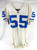 1998 Detroit Lions Allan Aldridge #55 Game Used White Jersey 50 0248