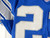 1999 Detroit Lions Terry Fair #23 Game Used Blue Jersey 44 0249