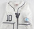 Florida Fire Frogs #10 Game Used White Jersey Braves Throwback XL 802